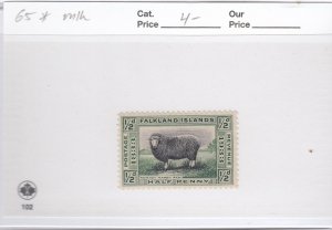 Falkland Islands 65 Romney Marsh Ram mint