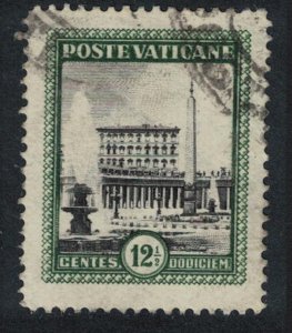 SALE Vatican Wing of Vatican 12½c T1 1933 Canc SG#21