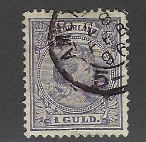 Netherlands  SC#50 Used F-VF SCV$77.50...Fill  a Key Spot(s)!!