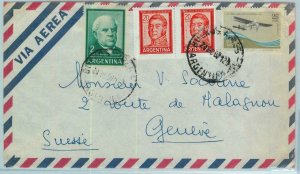 96865 -  ARGENTINA - POSTAL HISTORY -  Airmail COVER to SWITZERLAND  1967  $68