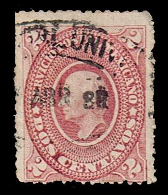 Mexico - 1885 - Scott #166 - Used