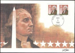 #2149 George Washington Maxi FDC