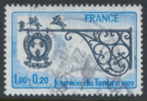 France  SC# B498 Used   Stamp Day   see details & scans
