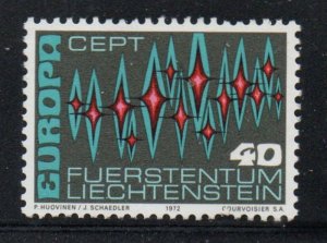 Liechtenstein Sc 504 1972 Europa stamp mint NH