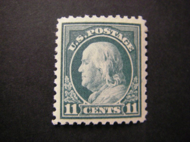 Scott 511, 11c Franklin, perf 11, no watermark, MNH Beauty