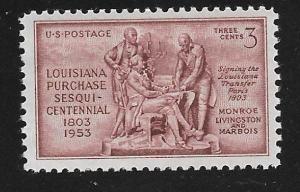 SC# 1020 - (3c) -Louisiana Purchase., MNH single