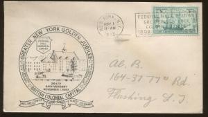 1948 New York Federal Hall Golden Jubilee British Colonial Capital Event Cover