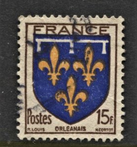 France #469 Orleans Coat of Arms Used CV$0.60
