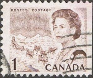 Canada Used 1 cent Scott #454p VF SCV .20