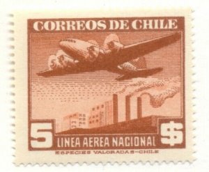 CHILE #C67, Mint Hinged, Scott $17.00