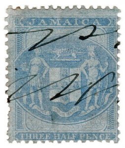 (I.B) Jamaica Revenue : Customs 1½d