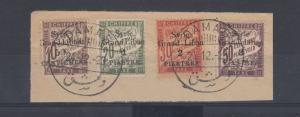 Syria/Libya 1923 Postage Dues On Piece SGD118/D121 Scarce J3084