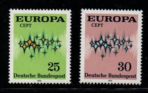 Germany Sc 1058-1090 1972 Europa stamp set mint NH