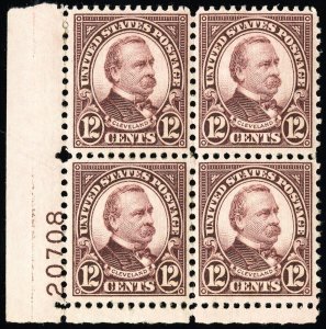 US Stamps # 693 MNH VF Plate Block Of 4