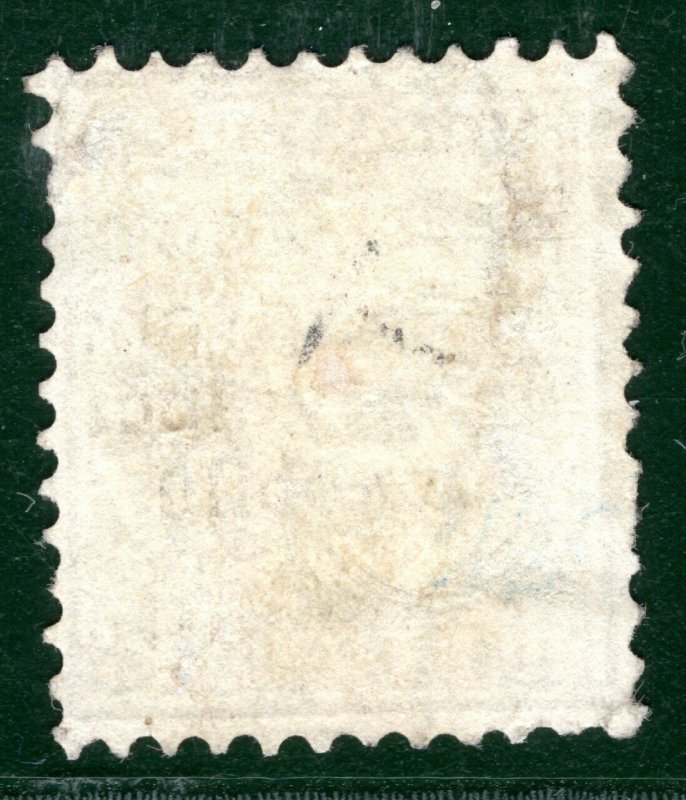 SWITZERLAND Helvetia Scott.58 40c Grey 1879 Postmark Used Cat $170- 3RGREEN150