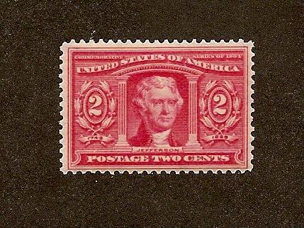 U.S.A.  Scott #324  MH   Scott CV $27.50 