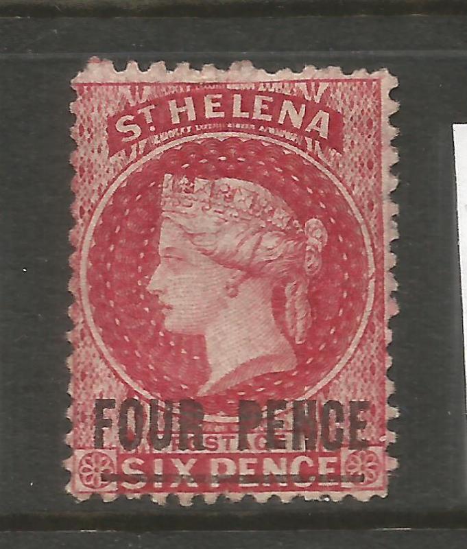 ST HELENA  1884-90   4d  QV  MLH   P12 1/2    SG 13