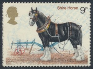 GB  SC# 839  SG 1063  Used Horses    see details & scans