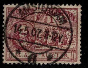 Netherlands Scott 88 used 1907 De Ruyter key stamp