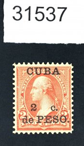 MOMEN: US STAMPS CUBA # 222A MINT OG NH LOT #31537