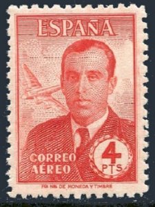 Spain C120, MNH. Michel 930. Air Post 1945. Capt. Carlos Haya Gonzalez.