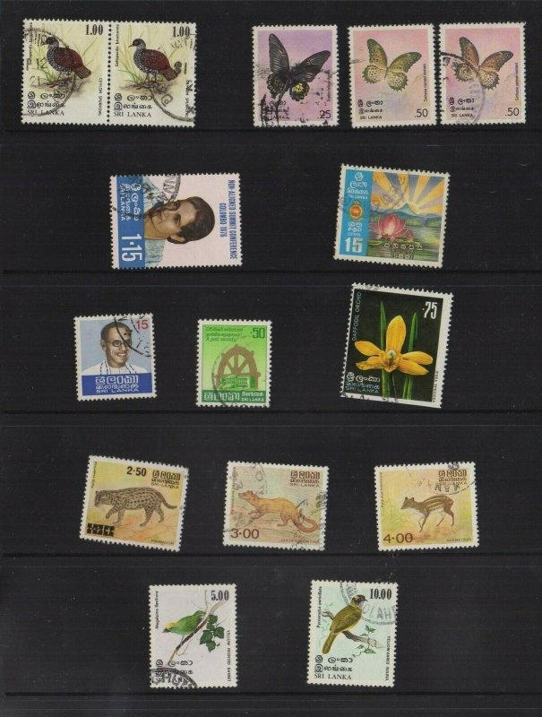 SRI LANKA Stamp Collection, An attractive lot! (S15)