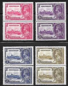 Newfoundland Scott Number 226-229 F NH Pairs