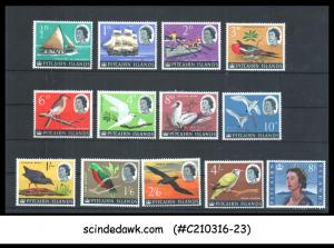 PITCAIRN ISLANDS - 1964-65 QEII DEFINITIVE SCOTT#99-51 - 13V - MINT HINGED