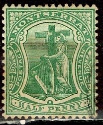 Montserrat; 1908: Sc. # 31A; MLH Single Stamp