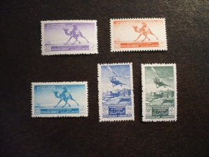 Stamps - Lebanon - Scott# 225-227,C148-C149 - Mint Never Hinged Set of 5 Stamps