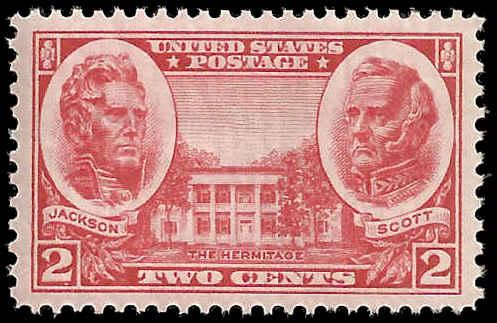 # 786 MINT NEVER HINGED THE HERMITAGE VF+