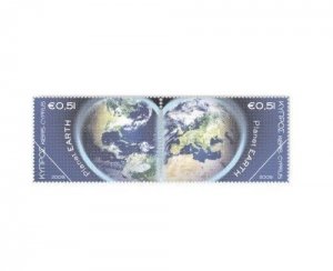 Cyprus 2009 -  PLANET EARTH  - Set of 2 Stamps - Scott #1109 - MNH