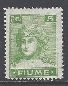 Fiume 29 mint never hinged (RS)