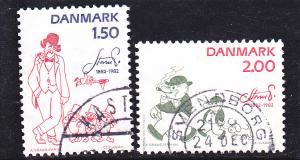 Denmark  Scott#  728-9  Used