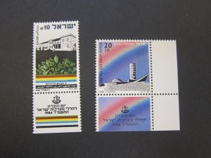 Israel 1986 Sc 866, 937 set MNH