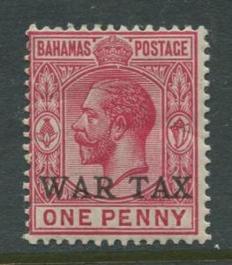 Bahamas -Scott MR2 - Queens Staircase War Tax -1918 - MLH - Single 1p Stamp