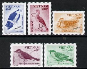 Vietnam 1995 Birds set of 5 each overprinted SPECIMEN (on...