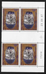 FRENCH POLYNESIA SC# 725  GUTTER B/4  #17219 VF/MNH 1997