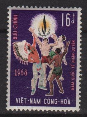 Vietnam 1968 Scott 336 MH- Human Rights, men of various race