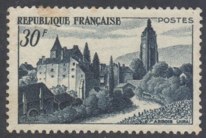 France Scott 658 - SG1068b, 1951 Arbois 30f MH*