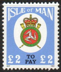 Isle of Man Sc #J24 MNH