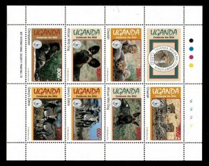 Uganda 1994 - SIERRA CLUB - Sheet of 8 Stamps (Scott #1272) - MNH