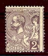 Monaco 1891: Sc. # 12; **/MNH Single Stamp