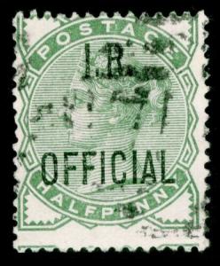 SGO1, ½d deep green, FINE USED. Cat £50.