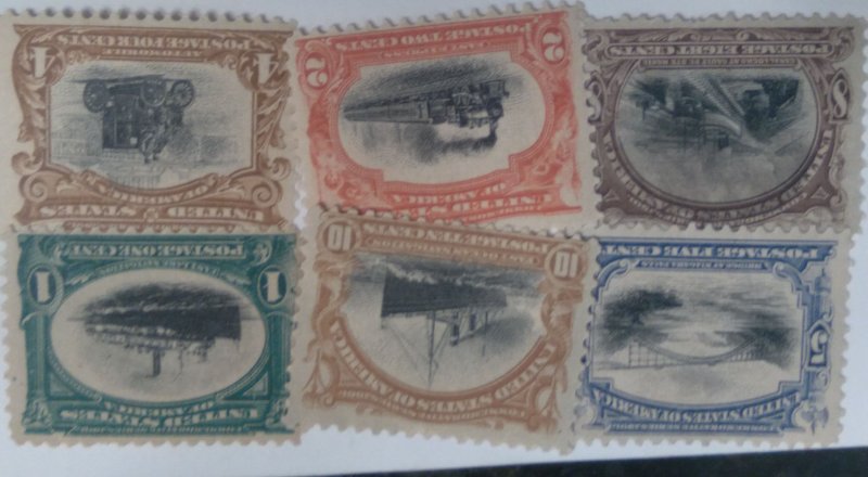 1901 PAN AMERICAN MNH Set Scot #s 294 - 299  Quality Nice Used Stamp CollectionC