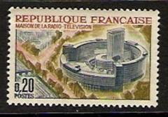 France #1079 Radio & TV Center, Paris 1963 NH Cat. $ .20