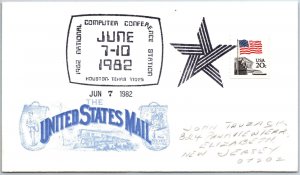 US SPECIAL EVENT COVER NATIONAL COMPUTER SCIENCE STATION HOUSTON TEXAS 1982 A