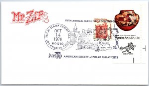 US SPECIAL EVENT COVER SESCAL 1978 AMERICAN SOCIETY OF POLAR PHILATELISTS ASPP-B