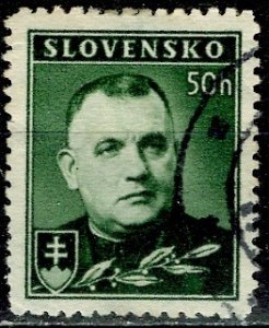 Slovakia 1939: Sc. # 43; Used Single Stamp