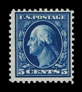 GENUINE SCOTT #504 VF MINT PRISTINE OG NH 1917 5¢ BLUE - ESTATE SALE